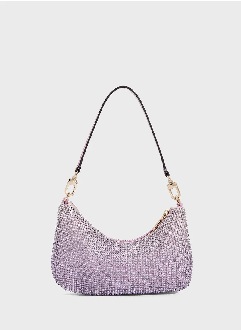 GUESS Zalina Mini Top Zip Shoulder Bag