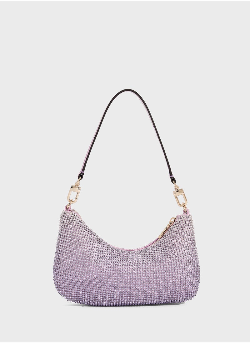 GUESS Zalina Mini Top Zip Shoulder Bag  - Image 2