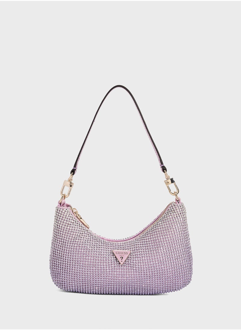 GUESS Zalina Mini Top Zip Shoulder Bag  - Image 1