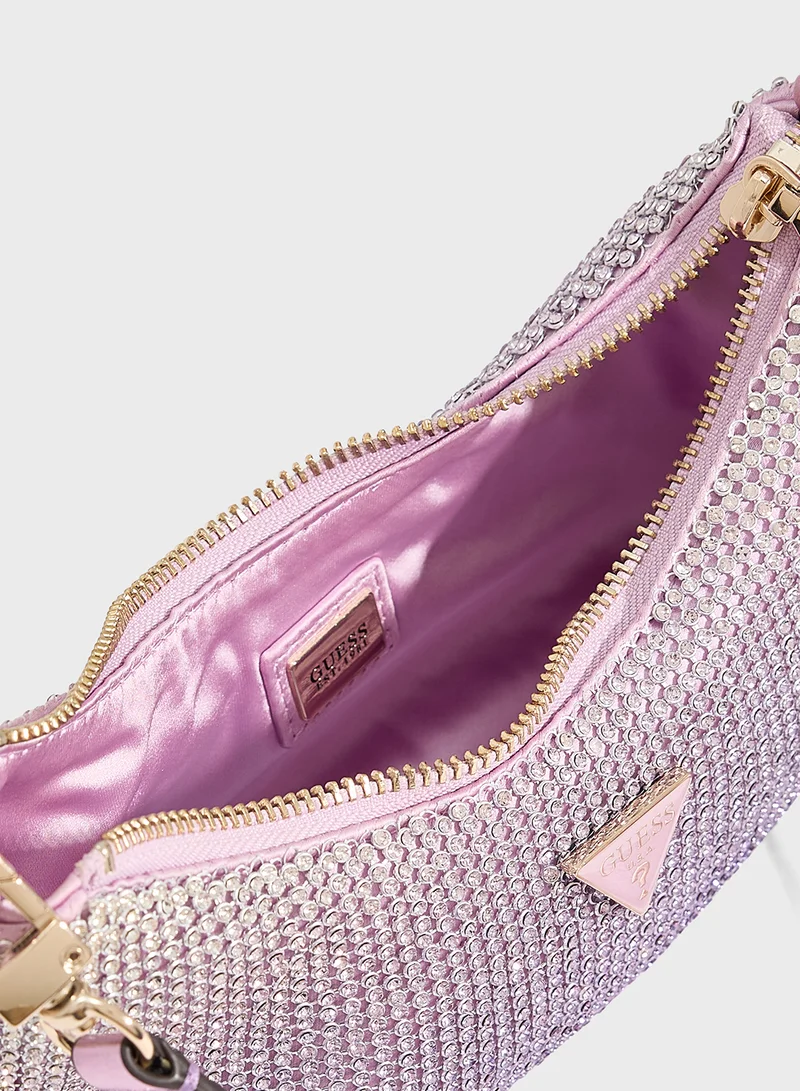 GUESS Zalina Mini Top Zip Shoulder Bag