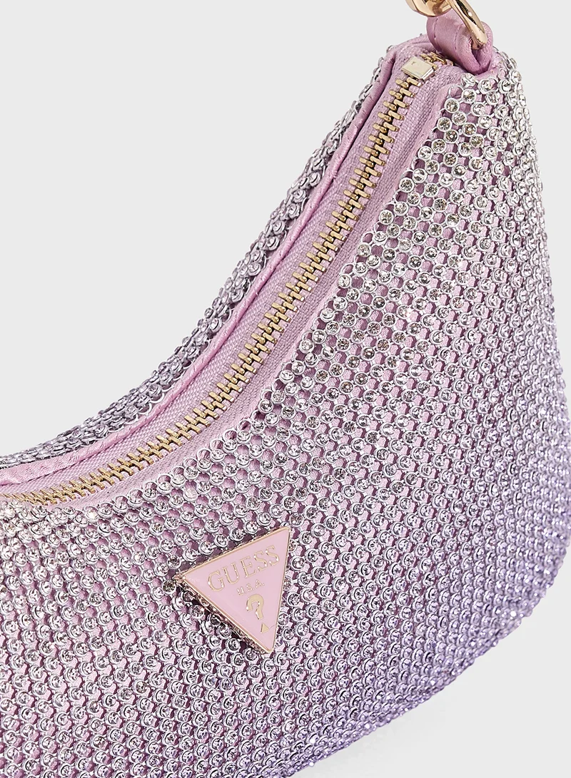 GUESS Zalina Mini Top Zip Shoulder Bag
