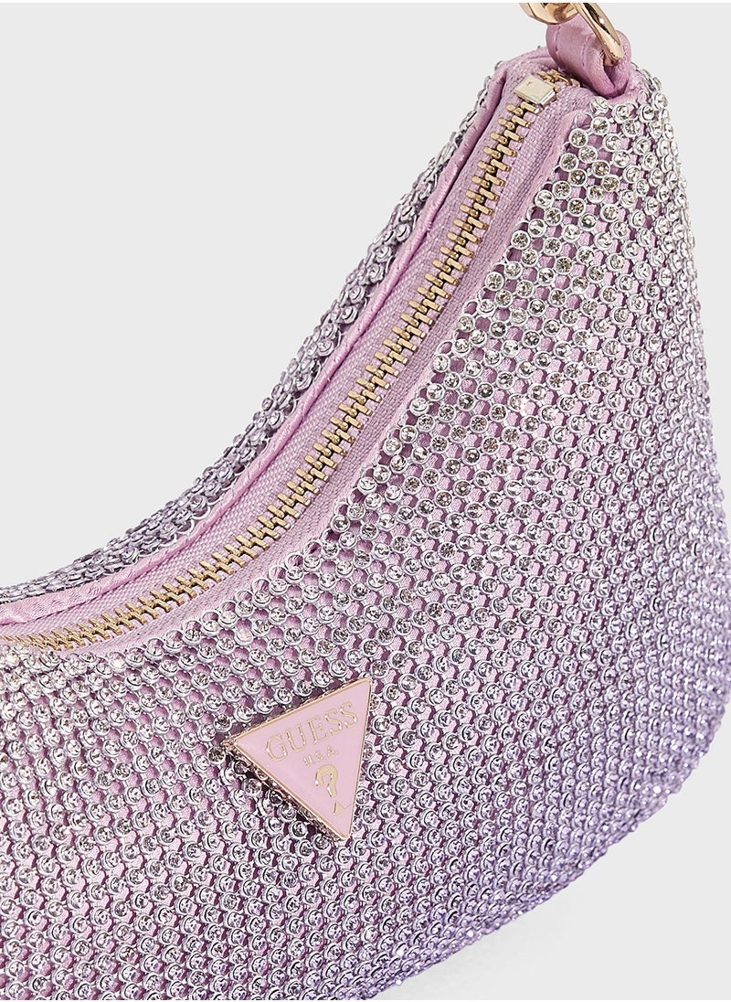 GUESS Zalina Mini Top Zip Shoulder Bag  - Image 4
