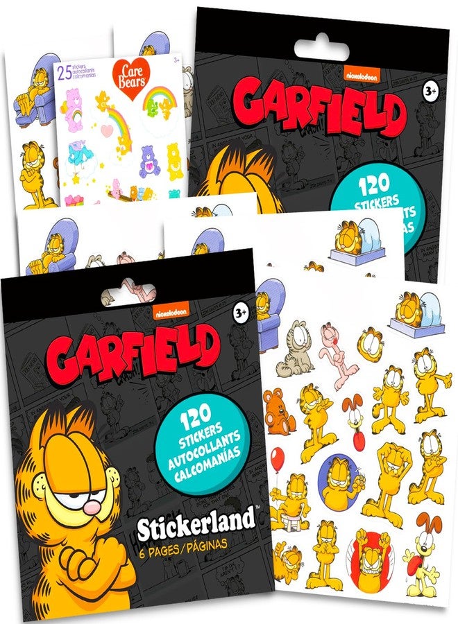 Garfield Stickers for Kids ~ Over 240 Stickers Pack Bundle for Party Supplies Favors Birthdays and More | Garfield The Movie Party Decorations - Image 1