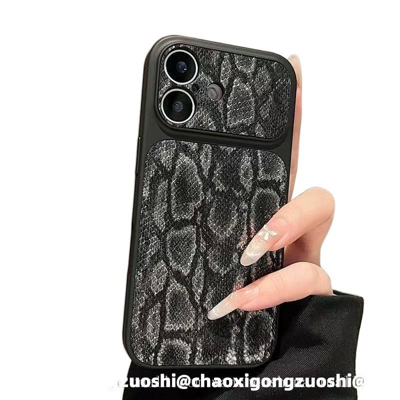Protective Case | White | Drop Protection | Large Window Snake Skin Pattern | Shockproof Cover for iPhone 13 - Image 4