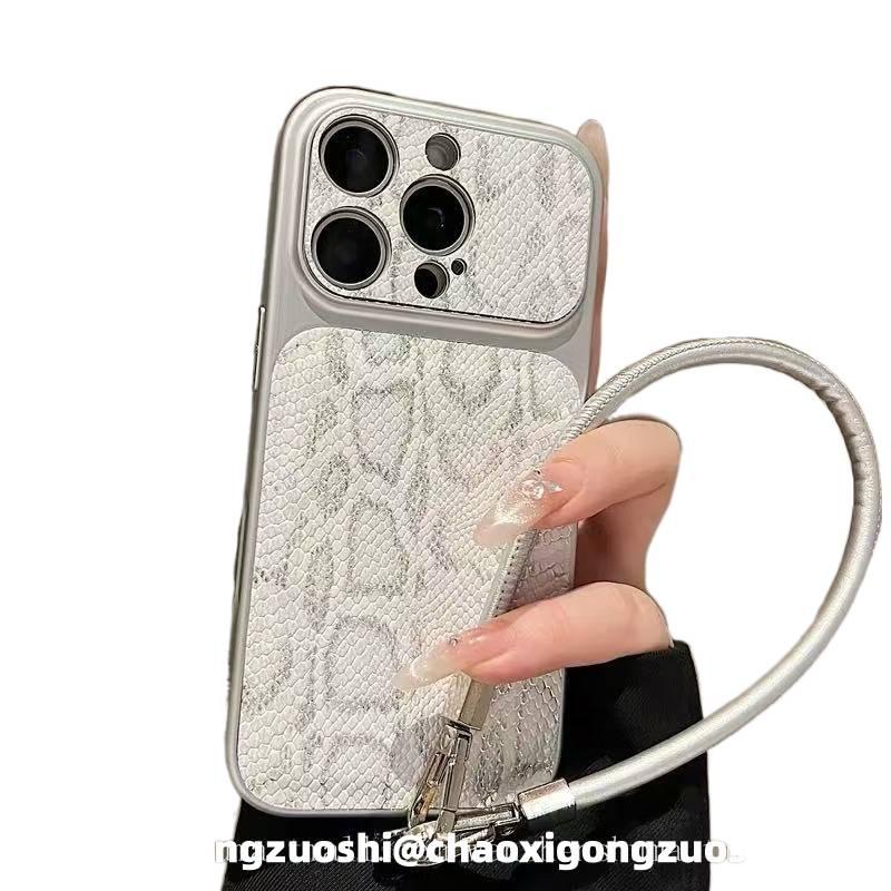 Protective Case | White | Drop Protection | Large Window Snake Skin Pattern | Shockproof Cover for iPhone 13 - Image 2