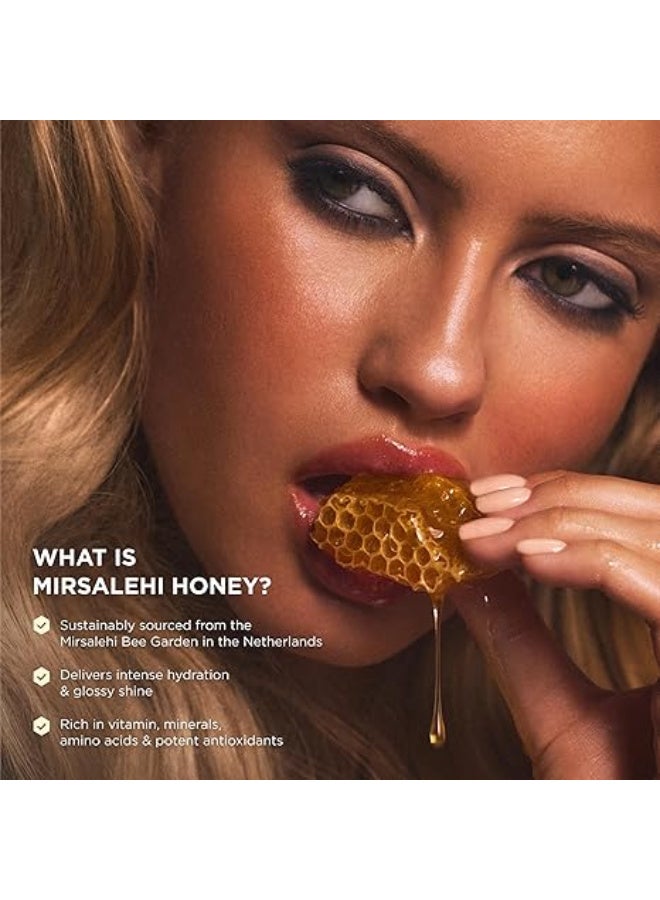 Gisou Honey Infused Hair Oil, Award-Winning Hydration, Frizz Control & Shine Treatment, Mirsalehi Honey & Botanical Oils, Heat Protection up to 450°F, All Hair Types​ (50ml) - Image 2