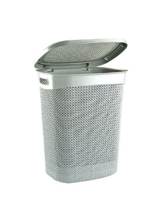 Durable Drop Design Laundry Basket with Lid and Handle Dark Grey 52 L M-170 M-170 DG - pzsku/ZF95F8AFAD370E00792EDZ/45/_/1720599181/168643e5-b347-47e8-83ba-1e2ec228ce06