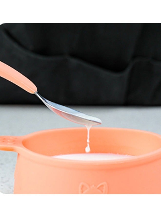 أخضر الفولاذ المقاوم للصدأ ملعقة طعام مع مقبض طويل - Image 2