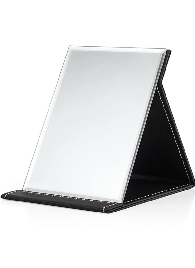 BreeJooy Portable folding vanity mirror, desktop makeup mirror with adjustable stand  - Image 1