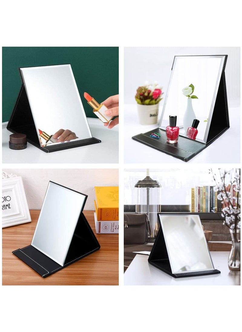 BreeJooy Portable folding vanity mirror, desktop makeup mirror with adjustable stand  - Image 4