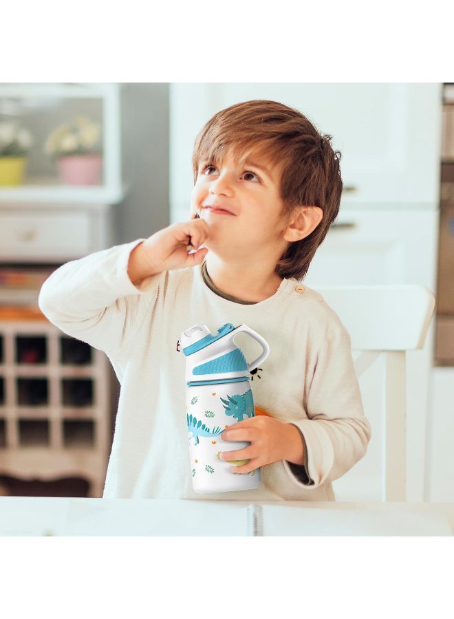 Fjbottle 400 ml Stainless Steel Water Bottle with Magnetic Lid, BPA-Free, Leak-Proof, Keeps Hot/Cold Drinks, Suitable for Kids, School, Outdoor - Image 5