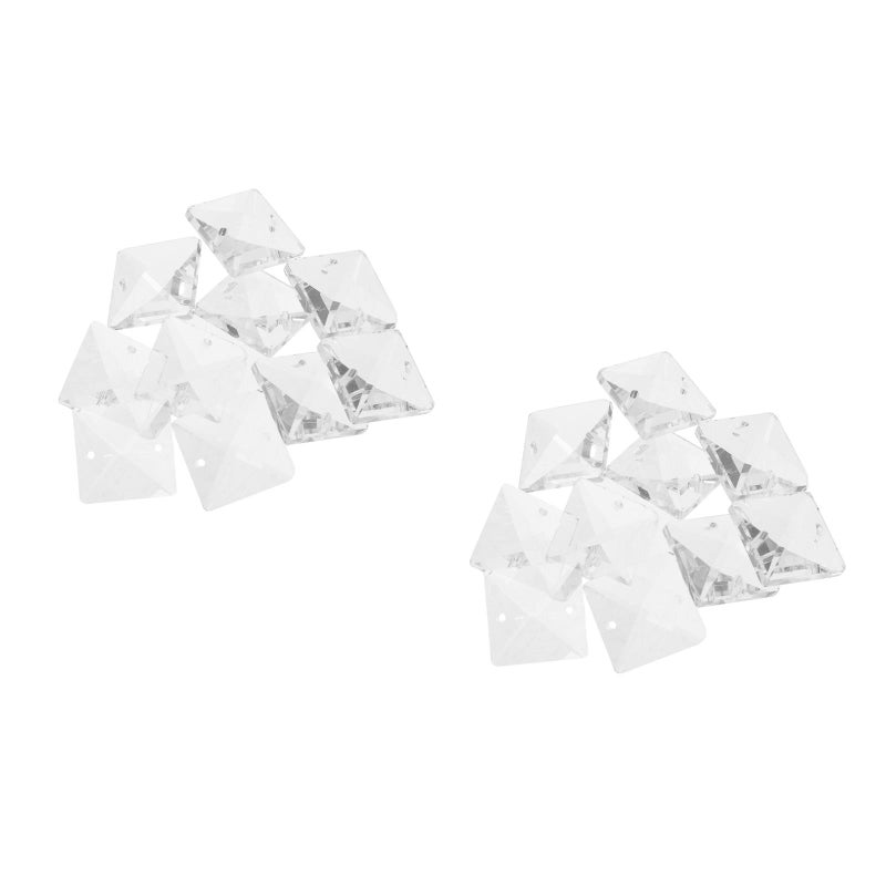 20 PCS light Pendant Hanging Ornaments Fake Crystal Prisms Drops DIY Prisms - Image 1