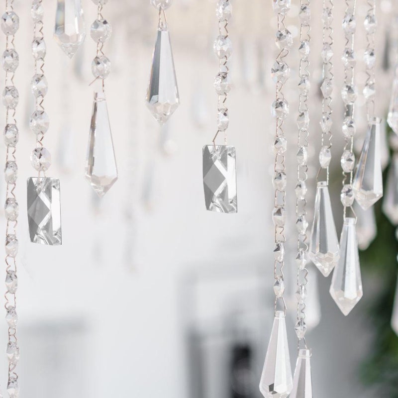 20 PCS light Pendant Hanging Ornaments Fake Crystal Prisms Drops DIY Prisms - Image 2