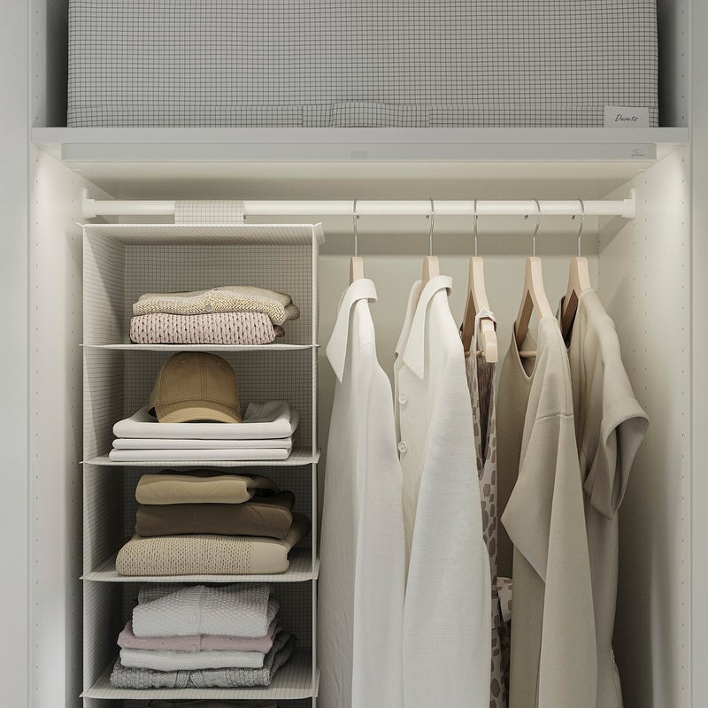Baitique Clothes Rail for Storage System, White, 80 cm - Image 2