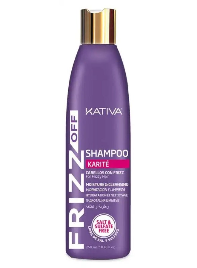 Frizz Off Shampoo 250ml – Smooths & Controls Frizz