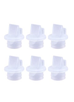 Breast Pump Accessories, Duckbill Valves for Most Pumps, Replacement Silicone Valves, BPA/DEHP Free (6 Pack)