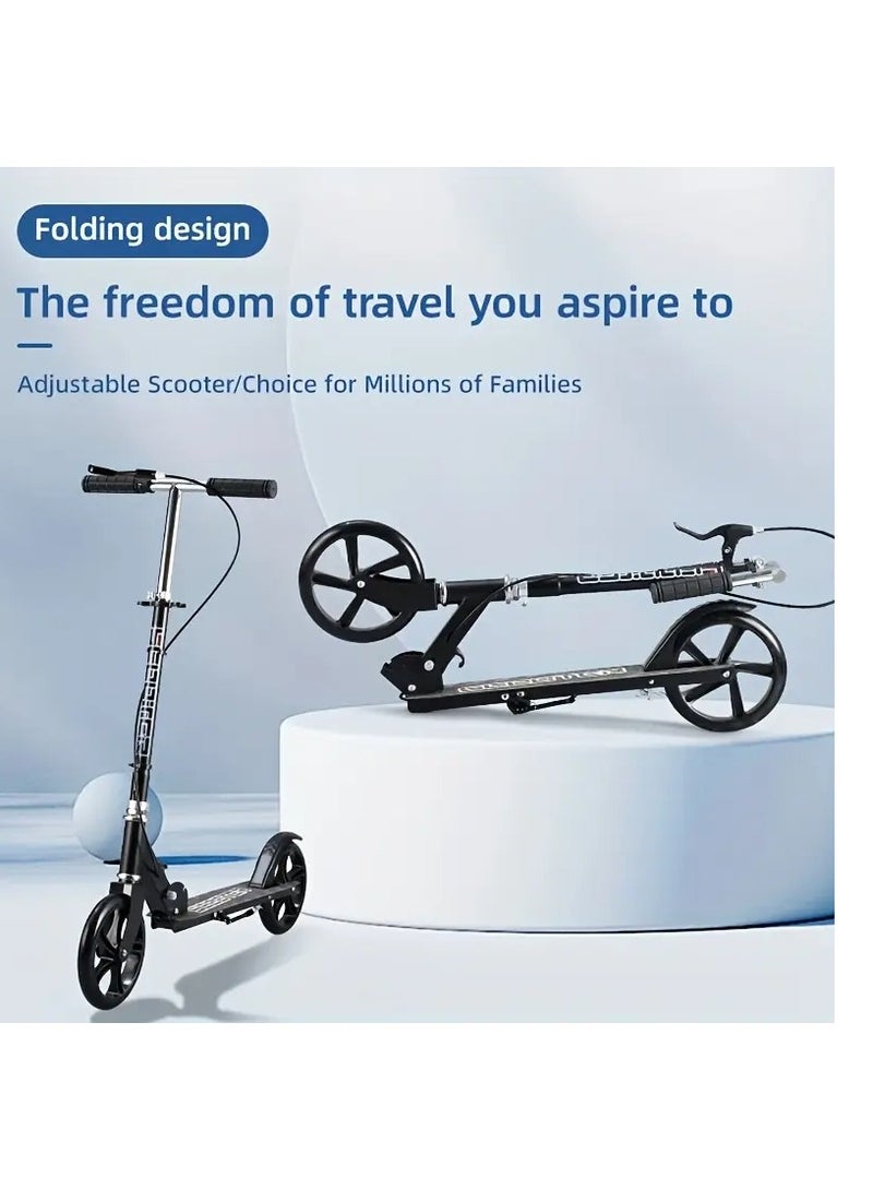 Adjustable Urban Scooter Folding Kick Scooter With Big Wheels Over 10 years old and adults - Image 5