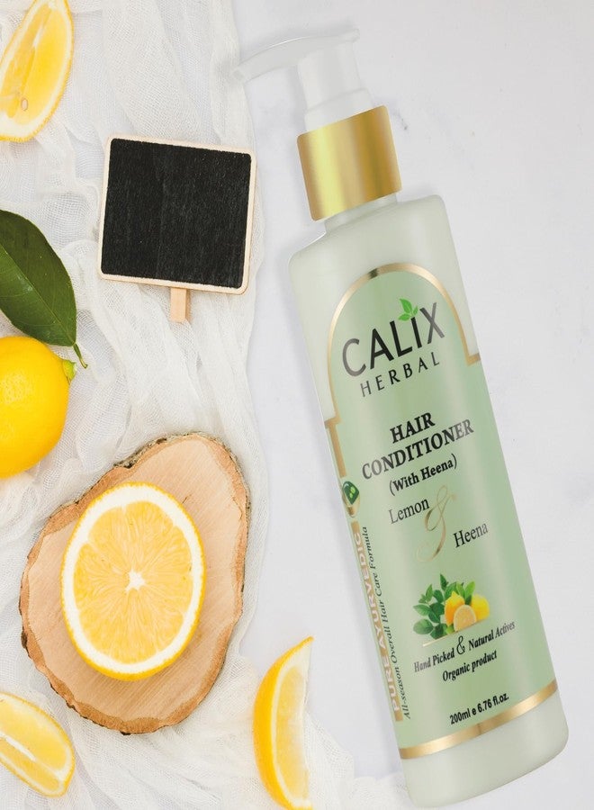 كلاليكس هيربال شامبو كاليكس هيربال العضوي والأيورفيدي بخلاصة الصبار والشيكاكاي 200 مل + بلسم للشعر (مع الحناء) 200 مل - يقوي الشعر | عناية بفروة الرأس - مجموعة متكاملة للعناية بالشعر للرجال والنساء من جميع أنواع الشعر - Image 4