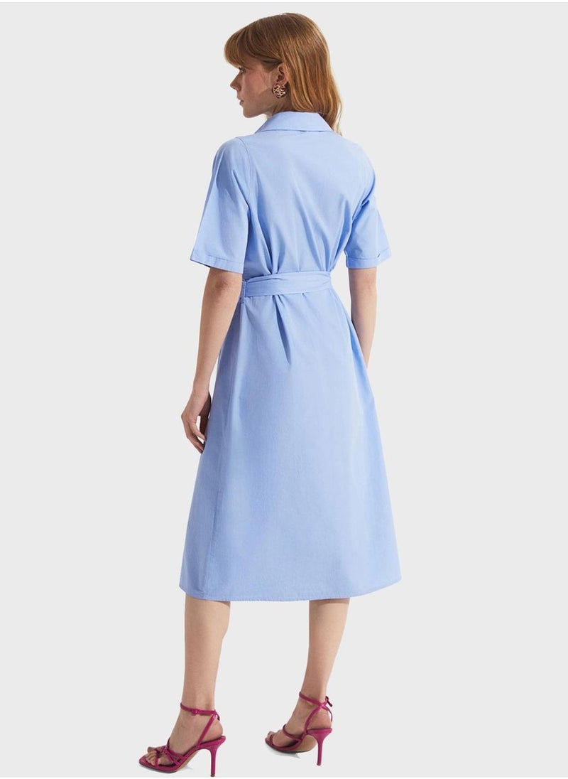 JUNE Belted Utility Dress - Image 2