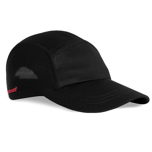 Headsweats Womens Performance Race Hat for Running and Outdoor Lifestyle Baseball Cap, Black - Image 1