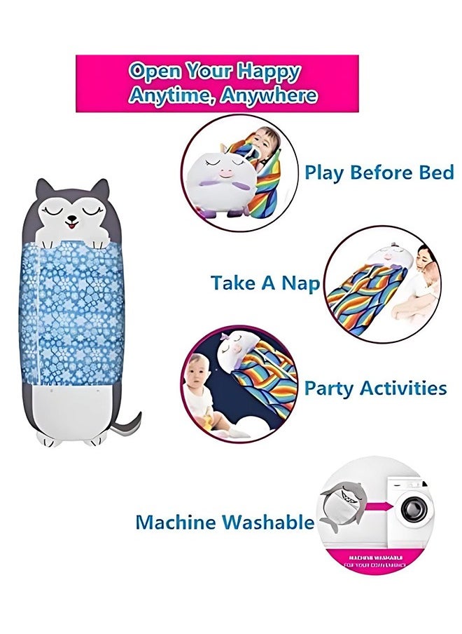 Adventure Lab 3-in-1 Kids Sleeping Bag – Blanket, Pillow, and Nap Mat for Children, Toddlers, and Preschool  - Image 3