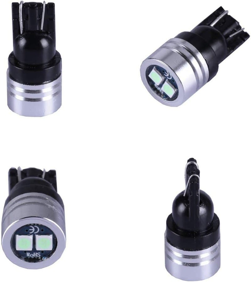 iBrightstar Extremely Bright 3030 Chipsets 168 175 194 2825 W5W T10 Wedge LED Bulbs for License Plate Interior Map Dome Trunk Lights, Ice Blue - Image 4