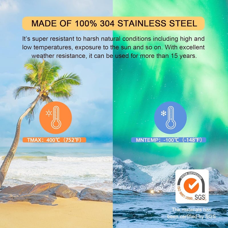 Offo Bird Spikes with Stainless Steel Base, Covers 73.7 Feet(22.5m) Durable Bird Spikes Arrow Pigeon Spikes Fence Kit for Keeping Small Bird, Crows and Woodpeckers Away - Image 3