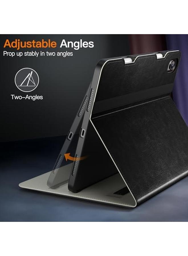 جي تيك حافظة لجهاز ايباد اير 11 انش M2 2024 وايباد اير 5 4 10.9 انش 2022 2020 موديل 5Th 4Th حافظة حماية للكمبيوتر اللوحي من الجلد الصناعي مع جيب وزوايا رؤية متعددة باللون الأسود - Image 4