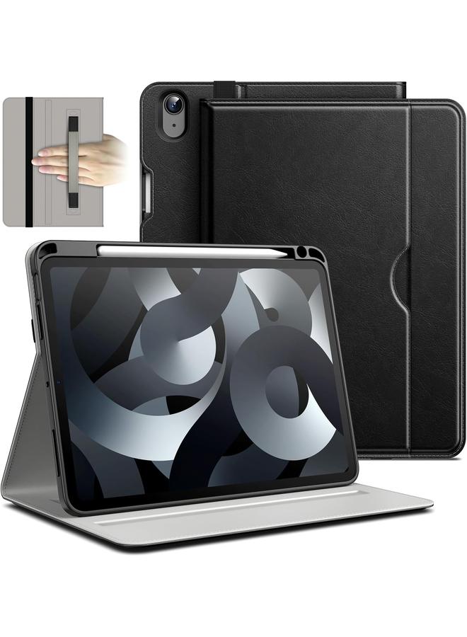 جي تيك حافظة لجهاز ايباد اير 11 انش M2 2024 وايباد اير 5 4 10.9 انش 2022 2020 موديل 5Th 4Th حافظة حماية للكمبيوتر اللوحي من الجلد الصناعي مع جيب وزوايا رؤية متعددة باللون الأسود - Image 1