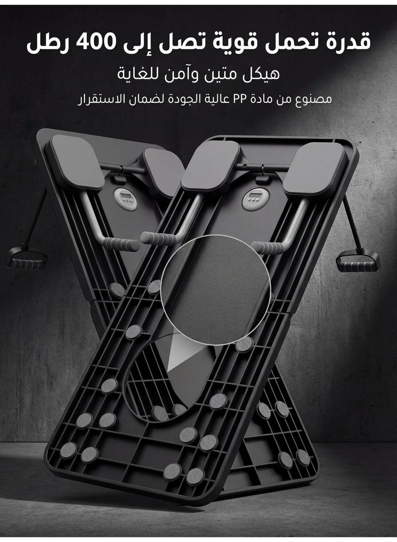إي تي جي لوح بيلاتيس ETG - مجموعة إصلاح بيلاتيس 2024، لوح إصلاح بيلاتيس متعدد الاستخدامات قابل للطي للاستخدام المنزلي، لوح انزلاقي 5 في 1 - Image 2