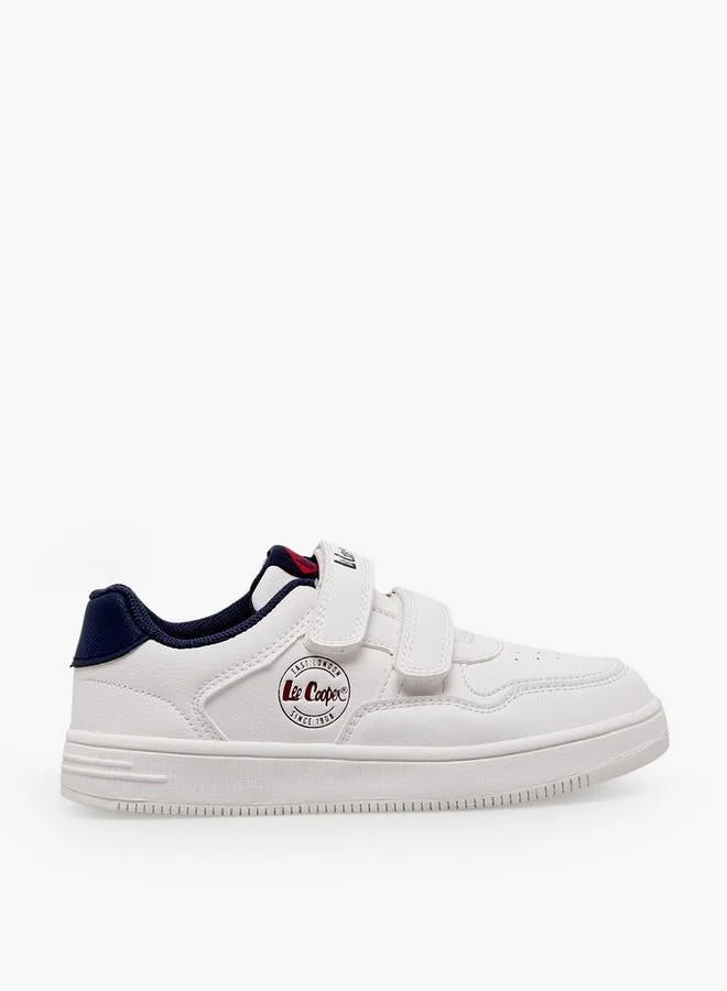 Boys Hook & Loop Ankle School Sneakers