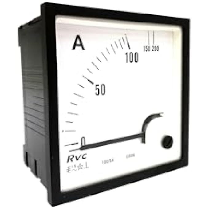ريحني مقياس التيار الكهربائي التناظري للتيار المتردد 96 × 96 نوع Ct ثانوي 5 أمبير Eri96Esi96 Revalco Italy 86598Ut488 - Image 2