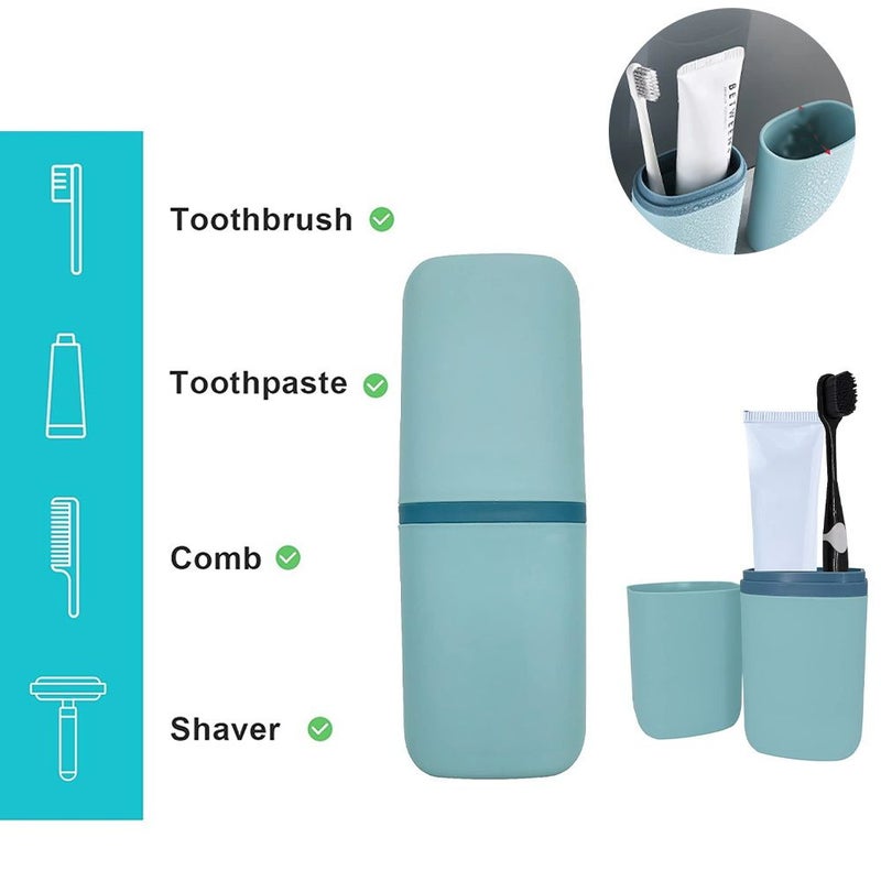 1pc Travel Toothbrush Case Holder Initial Name 26 Letters Pattern Portable Dustproof Bathroom Toothpaste Holder M Style Suitable For Traveling And Outings - Image 3