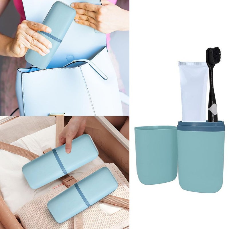 1pc Travel Toothbrush Case Holder Initial Name 26 Letters Pattern Portable Dustproof Bathroom Toothpaste Holder M Style Suitable For Traveling And Outings - Image 4