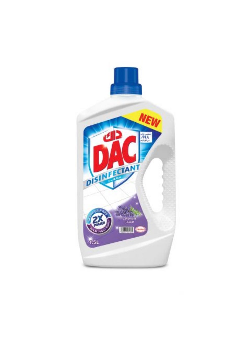 Dac Disinfectant Lavender 2X New1.5Ltr