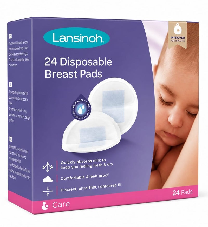 Disposable Breast Pads – Ultra Absorbent – 24 Pads
