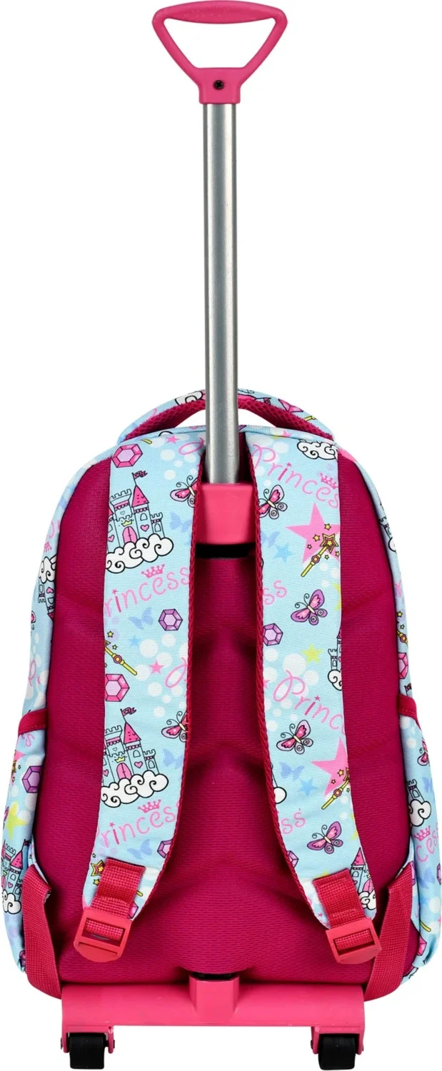 Çantaland Frozen Patterned Primary School Bag with Trolley + Lunch Box