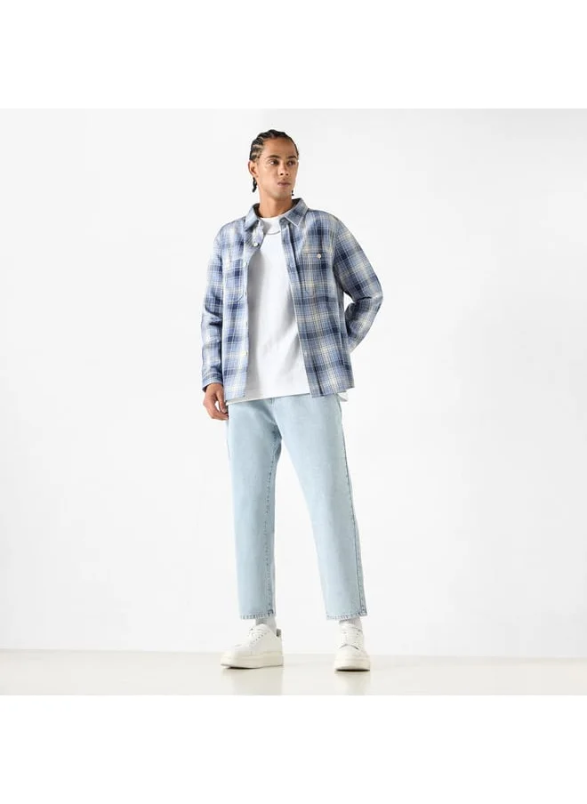 Lee Cooper Lee Cooper Solid Slouchy Fit Mid-Rise Jeans