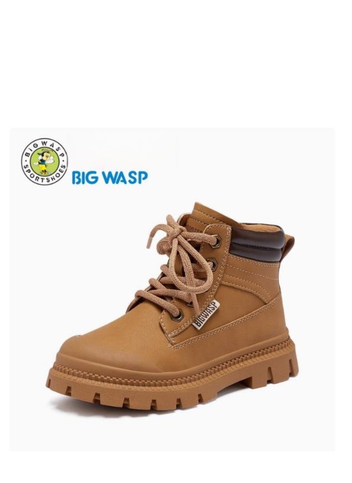 BIGWASP - Children's Anti Slip And Wear-Resistant Casual Martin Boots - Image 1