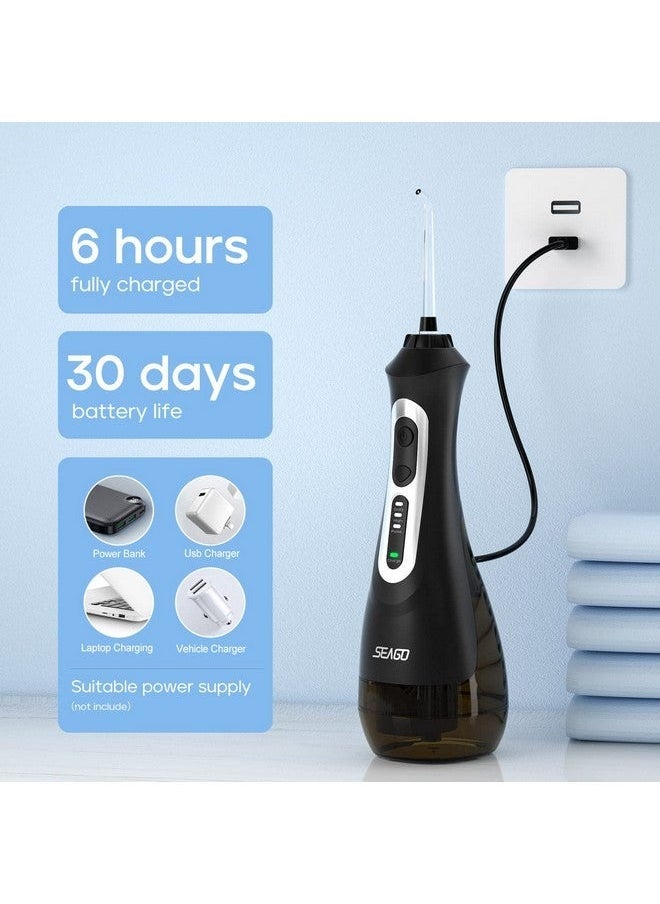 Eagle Water Dental Powder Rinser with 3 modes of cordless water cleaner, 5 nozzles, Ipx7 waterproof and rechargeable portable strong dental powder