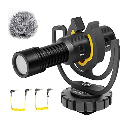 Deity V-Mic D4 Mini Video Microphone 20mph Wind Rating,Runs of 1-5V from Cameras,Phones,and Audio Recorders - Image 1