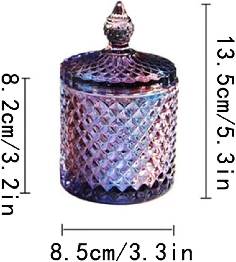 Ashtray Ceramic Glass,Large Glass for cigarette cigar,Clear Crystal Ash trays Outdoor - Image 2