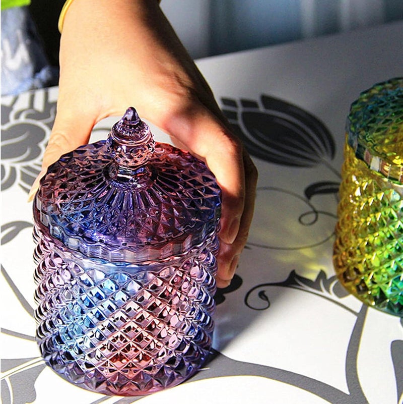 Ashtray Ceramic Glass,Large Glass for cigarette cigar,Clear Crystal Ash trays Outdoor - Image 3