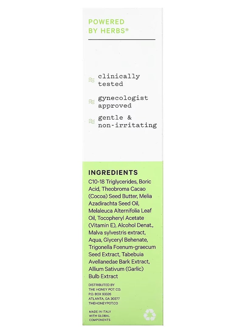 the Honey Pot company - Boric Acid & Herbs Suppositories + Applicator 290 mg  14 Ovules 1 Applicator - Image 1