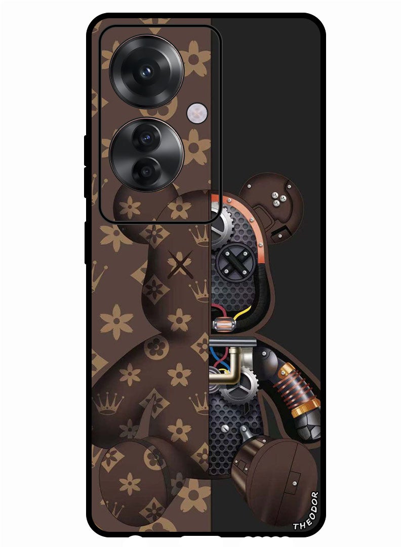 Theodor Protective Case Anti Scratch Shock Proof Bumper Cover For Oppo F25 Pro Kaws - Image 1