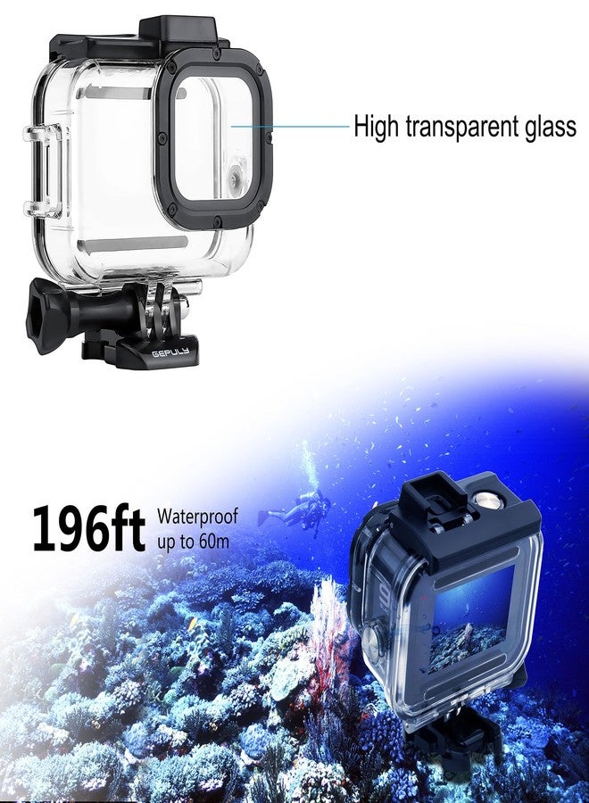 GEPULY 60M/196FT Waterproof Case for GoPro Hero 13 12 11 10 9 Black, Floating Handle Grip Pole Stick Monopod Underwater Accessories Protective Case Dive Shell - Image 5