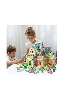 Generic Building And Building Blocks House Shape Toy - 128 Pieces  - Image 3