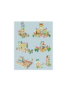 Generic Building And Building Blocks House Shape Toy - 128 Pieces  - Image 4