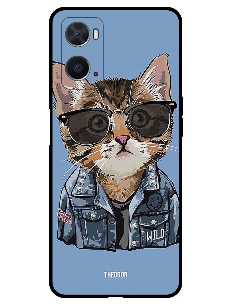 Theodor Protective Case Cover For OPPO A76  Swag Cat - Image 1