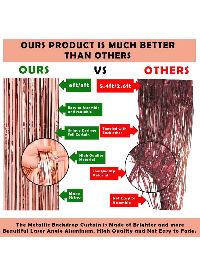 Party Propz Happy Anniversary Decoration Items - 63pcs Rose Gold Wedding Anniversary Decoration | Happy Anniversary Banner | Anniversary Decoration For Husband | Anniversary Decoration With Lights - Image 4